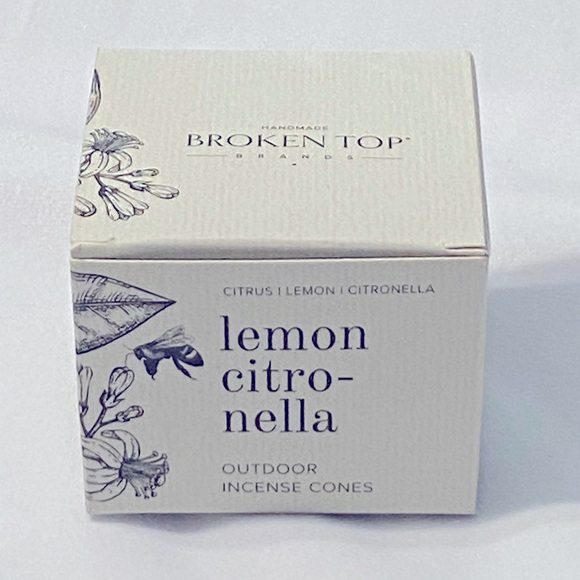 Broken Top Other - Broken Top Lemon Citronella Outdoor Incense Cones
